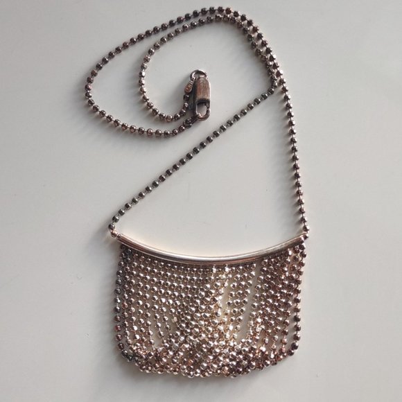 Vintage Milor Italy 925 Sterling Multi Tones Shades Choker Lobster Clasp - 16" - Picture 3 of 12